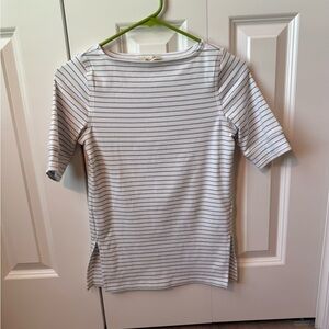 Madewell Bateau neck stripe top